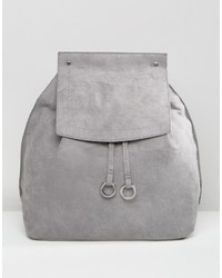 Missguided Faux Suede Backpack