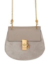 Chloé Small Drew Leather Suede Bag