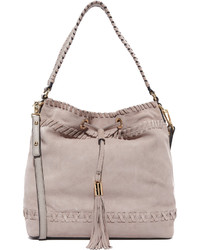 Milly Small Whipstitch Hobo Bag