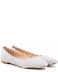 Chloé Lauren Suede Ballerina Shoes
