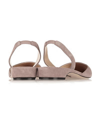 Paul Andrew Rhea Suede Point Toe Flats