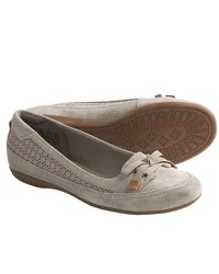 Timberland Earthkeepers Falmouth Ballerina Shoes Suede Off White
