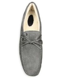 Tod's Slip On Suede Boat Shoes