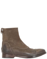 Alberto Fasciani Washed Suede Ankle Boots