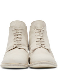 Guidi Grey Suede Distressed Boots