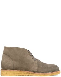 Tomas Maier Lace Up Ankle Boots