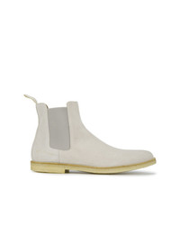 Common Projects Classic Grey Suede Chelsea Boots