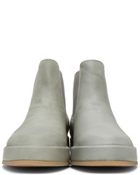 Fear Of God Grey Leather Chelsea Boots