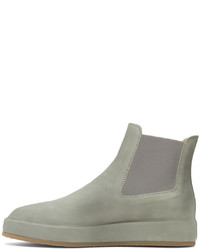 Fear Of God Grey Leather Chelsea Boots