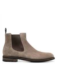 Grey Suede Chelsea Boots for Men | Lookastic