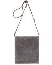 The Row Medicine Pouch Large Suede Cross Body Bag