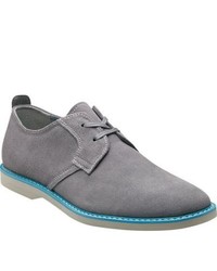 Florsheim Hifi Plain Ox Grey Suedeblue Weltgrey Sole Lace Up Shoes
