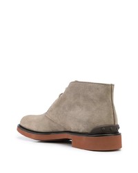 Tod's Almond Toe Lace Up Ankle Boots