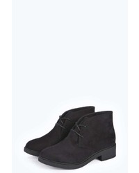 Boohoo Dna Suedette Lace Up Desert Boot