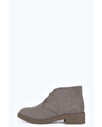 Boohoo Dna Suedette Lace Up Desert Boot