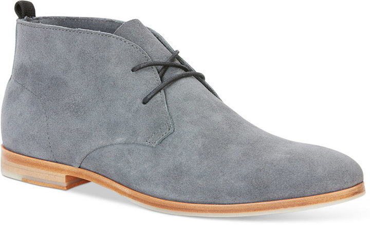grey suede chukka boots