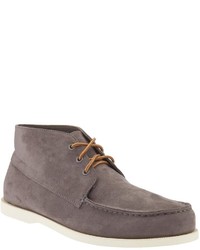 Faux Suede Chukka Boots
