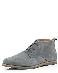 mens grey suede chukka boots
