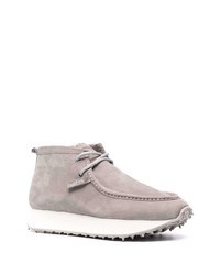Leandro Lopes Lace Up Suede Boots