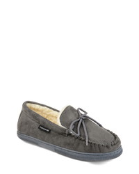 Thomas & Vine Orion Moccasin Slipper With Faux Fur