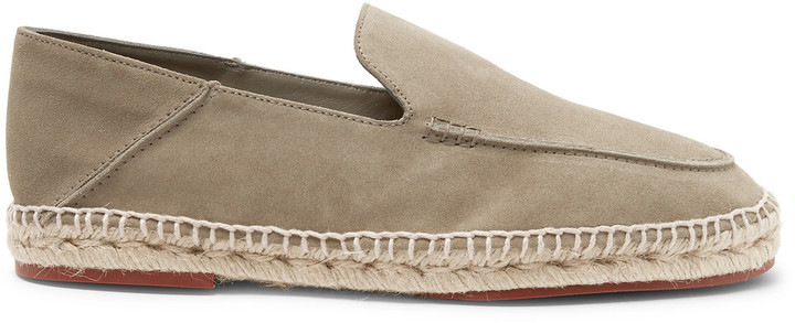 Loro Piana Seaside Walk Suede Espadrilles, $584 | MR PORTER | Lookastic