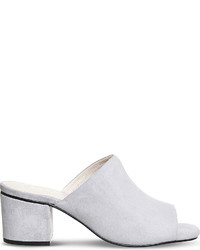 Office Madness Suede Mule Sandals