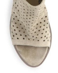Rag & Bone Wyatt Perforated Suede Sandals