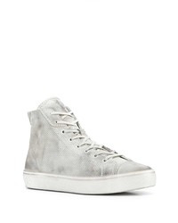 Koio Court Perforated Distressed Effect Sneakers