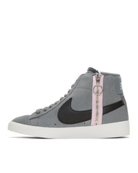 Nike Grey Blazer Mid Rebel Sneakers