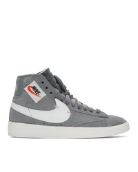 Nike Grey Blazer Mid Rebel Sneakers