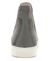 H By Hudson Malby Suede Pull On High Top Sneakers