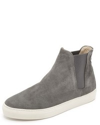 H By Hudson Malby Suede Pull On High Top Sneakers