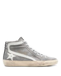 Golden Goose Slide High Top Lace Up Sneakers