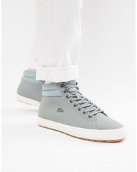 Lacoste Straightset Insulate C 318 1 Chukka Boots In Grey