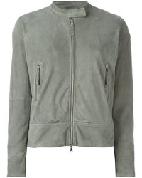 Grey Suede Jacket