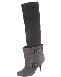 Givenchy Knit Cuff Knee High Boots