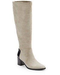 Diane von Furstenberg Pagri Suede Over The Knee Boot Gray | Where to ...