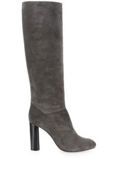 Lanvin Suede Knee High Boots