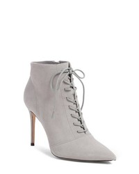 Something Navy Orchid Leather Bootie