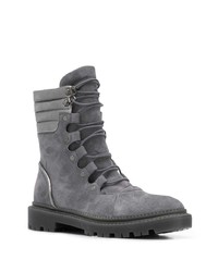 Casadei Suede Lace Up Boots