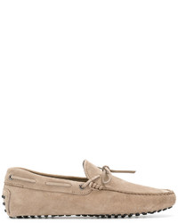 Tod's Bow Suede Loafers