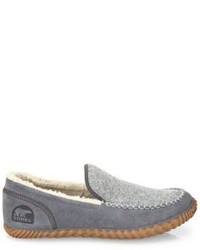 Sorel Dude Leather Suede Loafers