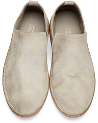 Marsèll Grey Suede Tost Loafers