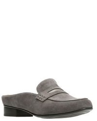 Clarks Keesha Suede Loafer Mules