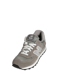 New Balance 574 Suede Mesh Sneakers