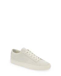 Common Projects Achilles Low Suede Sneaker In 7543 Grey At Nordstrom