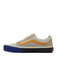 Vans Blue And Orange Old Skool Tlt Lx Sneakers