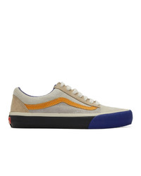 Vans Blue And Orange Old Skool Tlt Lx Sneakers