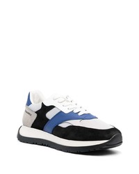 DSQUARED2 Colour Block Panelled Leather Sneakers