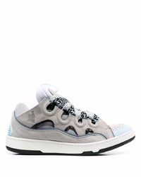 Lanvin Curb Lace Up Sneakers